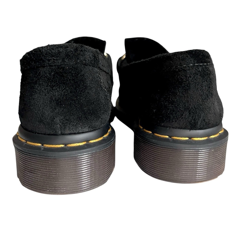 Dr. Martens Adrian Snaffle Loafers Black Suede US 5 EU 36 Shoes Dark Academia - Picture 13 of 16
